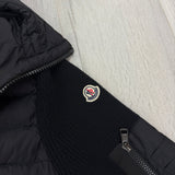 Moncler Men’s Black Maglia Tricot Cardigan - XL Slim