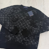 Louis Vuitton Men’s Distressed Monogram Crewneck Jumper - Medium