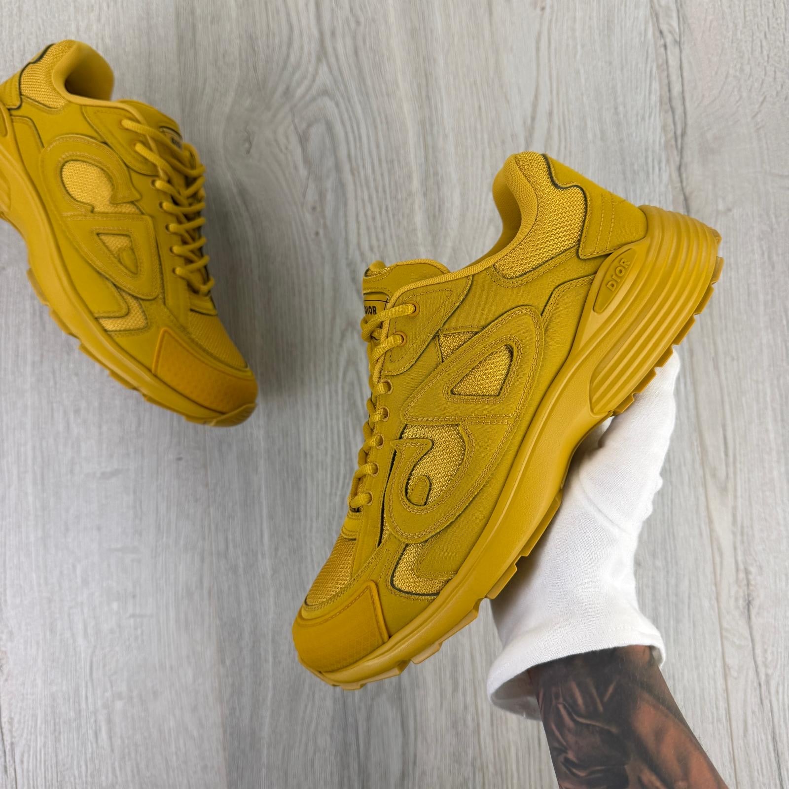Dior x Stone Island B30 Men’s Yellow Trainers - Uk 9 - Morely TrendsDior Type here:)