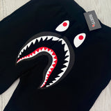Bape Men’s Black Front Shark Shorts