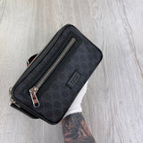 Gucci Men’s GG Black Belt Bag