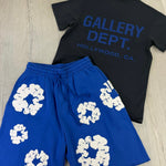 Gallery Dept Men’s T-shirt & Denim Tears Shorts Set - Morely TrendsGallery Dept Type here:)