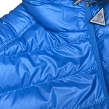 Moncler Logo-Appliquéd Quilted Shell Hooded Down Jacket - Light Blue