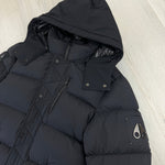 Moose Knuckles Men’s Black Down Jacket - Medium - Morely TrendsMoose Knuckle Type here:)