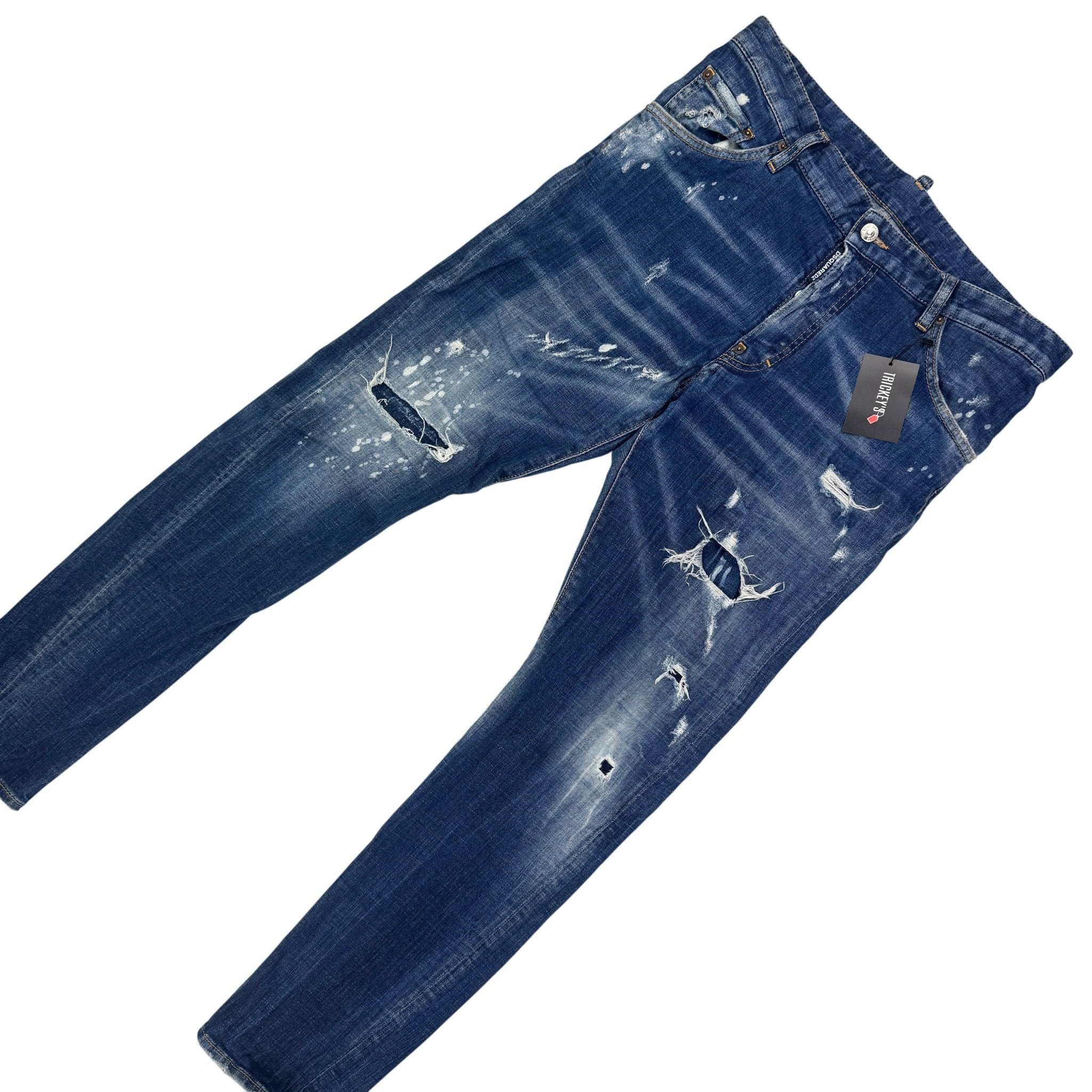 Dsquared2 Men’s Denim Distressed Classic Kenny Style Jeans - 48 (Uk 32) - Morely TrendsDsquared2 Type here:)
