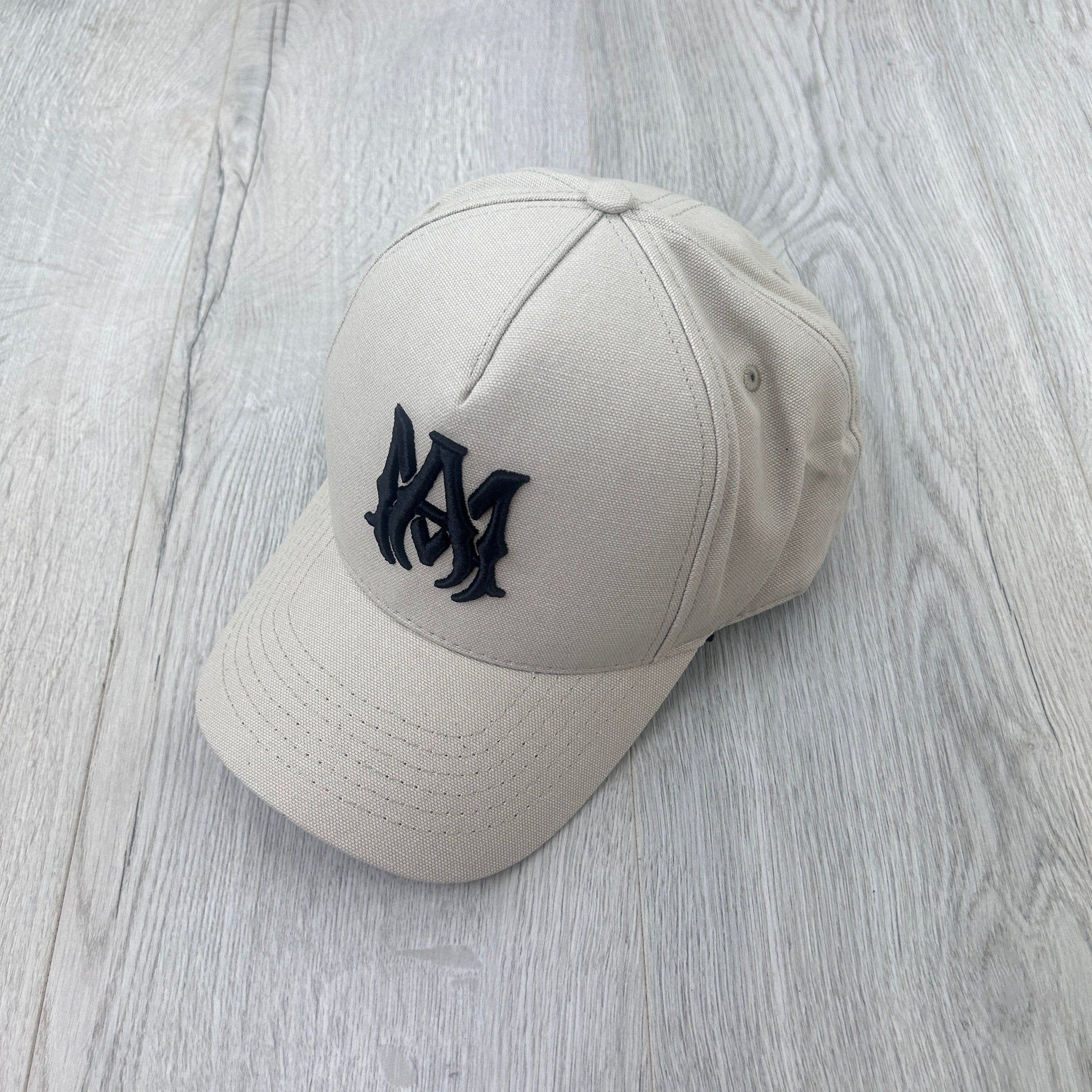 Amiri Men’s Beige MA Logo Full Canvas Cap - Morely TrendsAmiri Type here:)