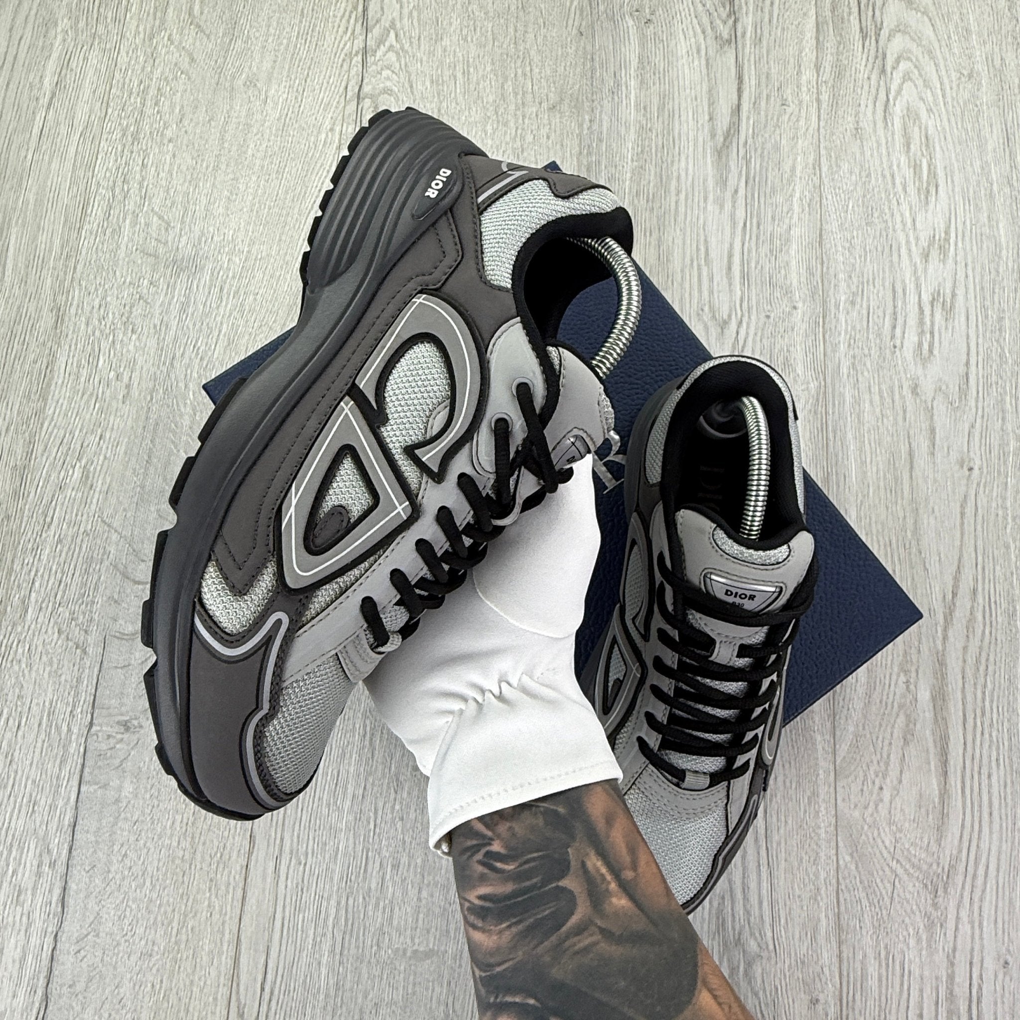 Dior B30 Men’s Dark Grey Anthracite Runners - 40 (Uk 6/6.5) - Morely TrendsDior Type here:)