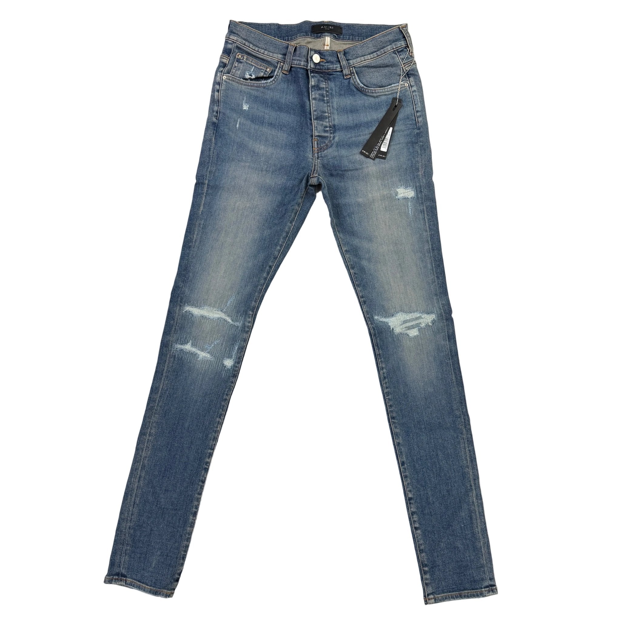 Amiri MX1 Men’s Blue Distressed Jeans - Morely TrendsAmiri Type here:)