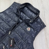 Moncler Men’s Navy GUI Gilet - Size 1