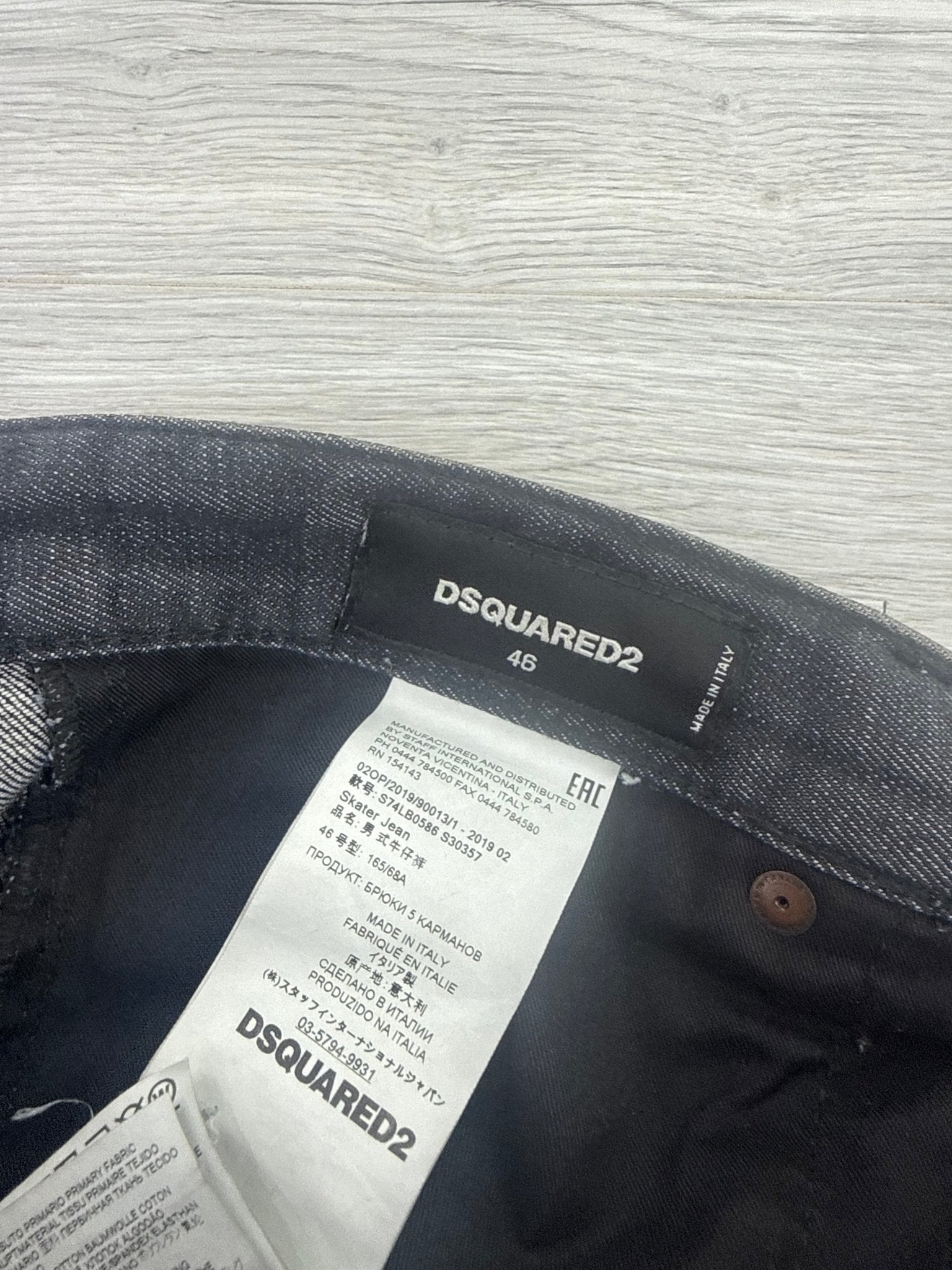 Dsquared2 Men’s Black Distressed Skater Jeans - 46 (Uk 30) - Morely TrendsDsquared2 Type here:)