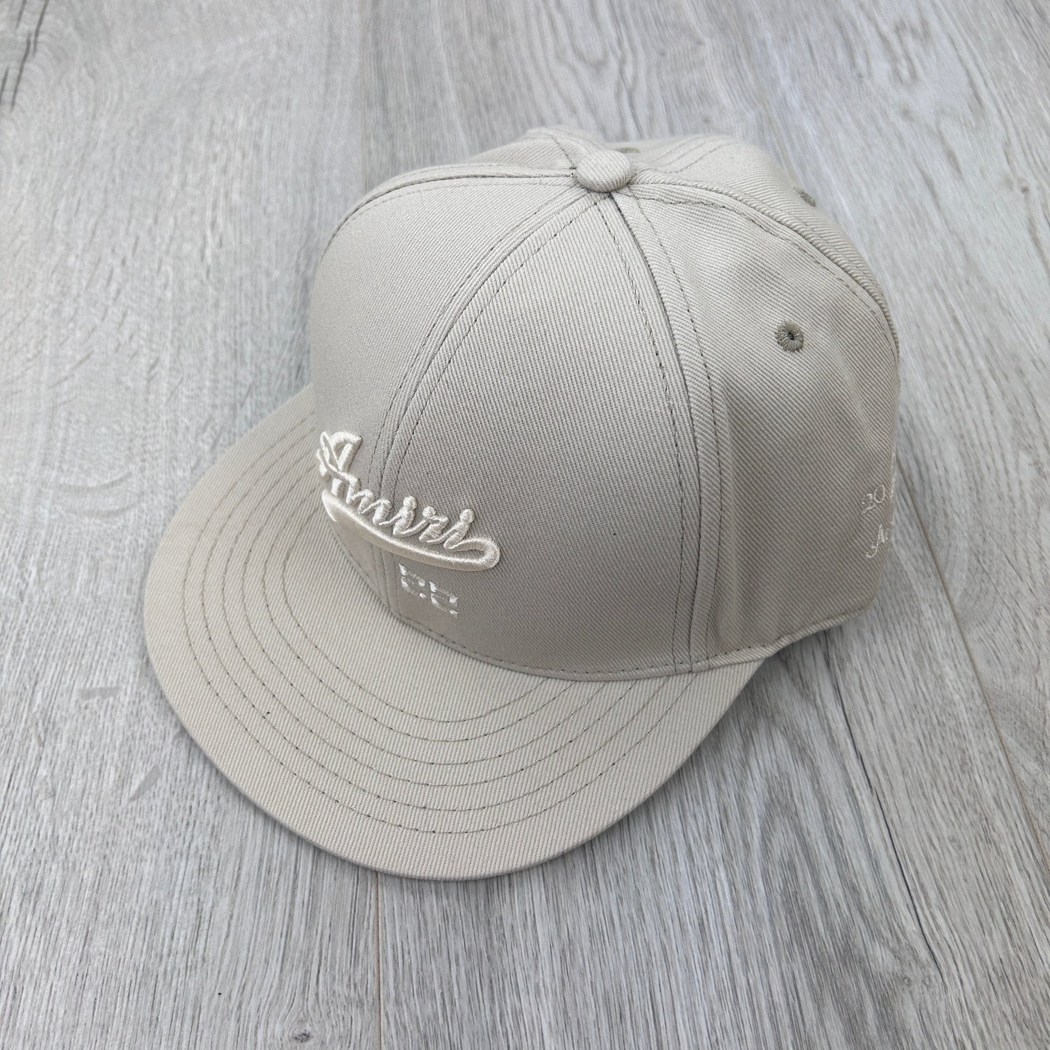 Amiri Men’s 22 Fitted Flat Beige Cap - Morely TrendsAmiri Type here:)