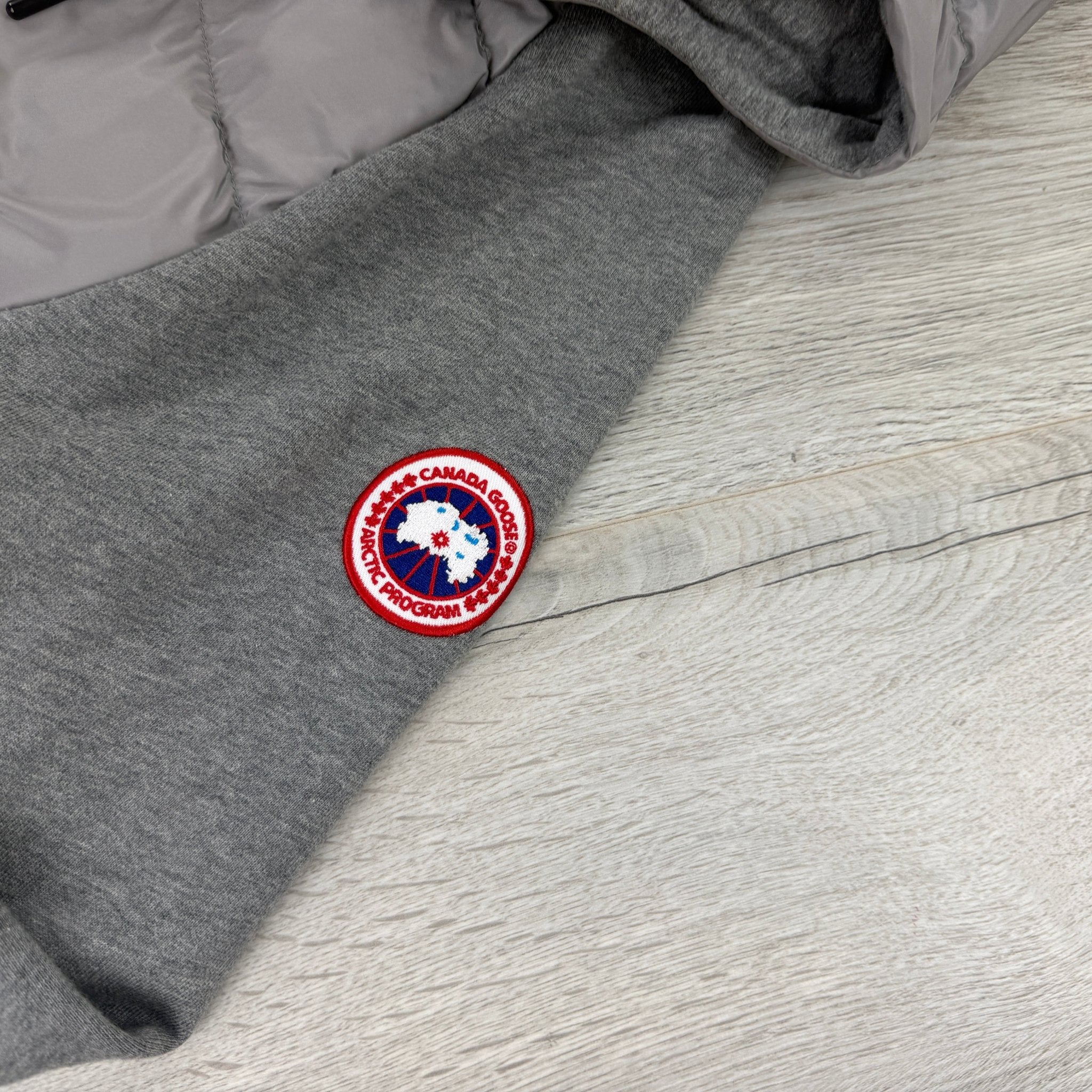 Canada Goose Men’s Grey Zip-up Padded Hoodie - Large - Morely TrendsCanada goose Type here:)