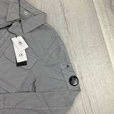 Cp Company Men’s Grey Zip-up Overshirt - XL