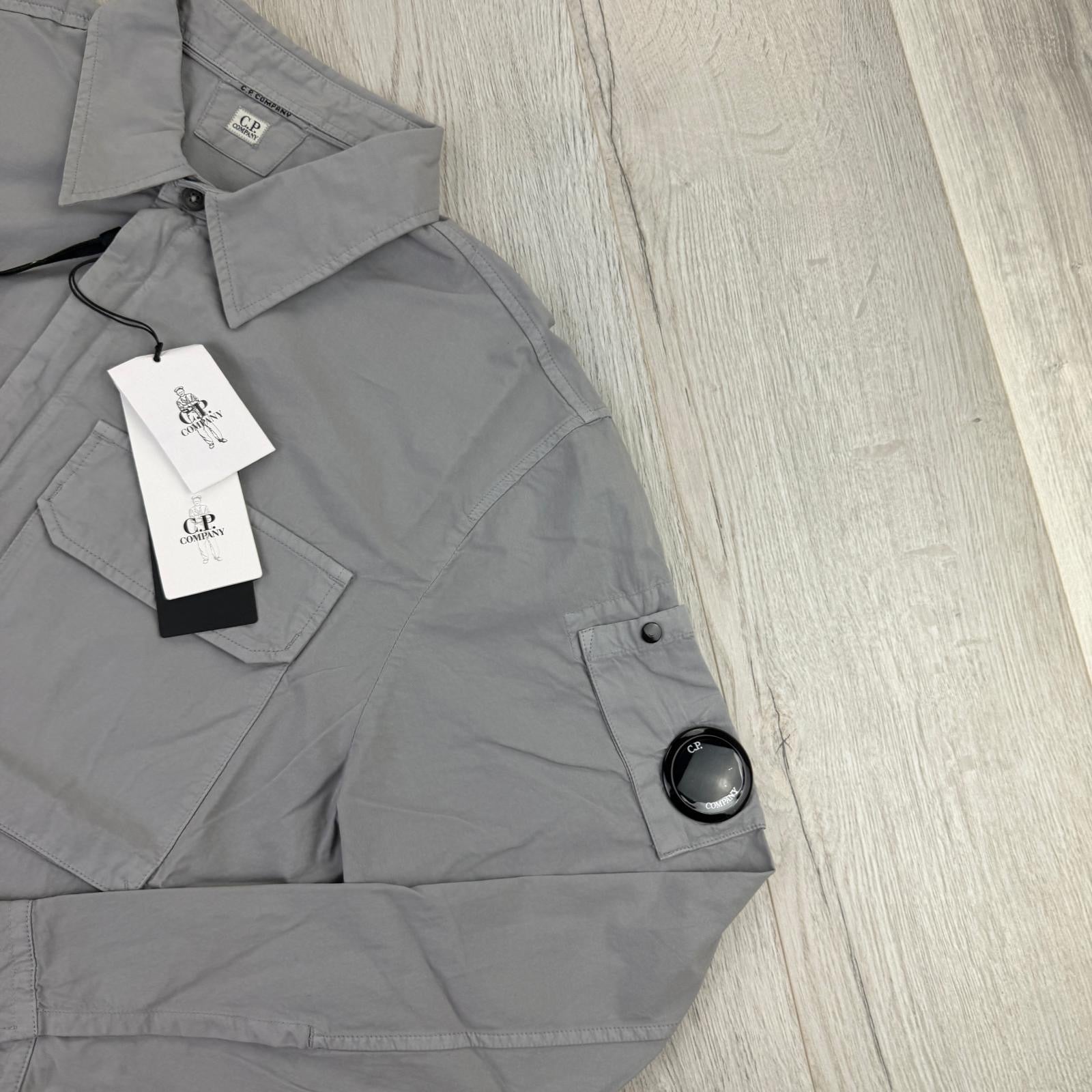 Cp Company Men’s Grey Zip-up Overshirt - XL - Morely TrendsCP Company Type here:)