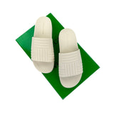 Bottega Veneta Women’s Cream Slides - Uk 5