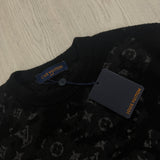 Louis Vuitton Men’s Distressed Monogram Crewneck Jumper - Medium