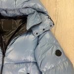 Moncler Men’s Yonne Baby Blue Black Badge Zip-up Down Jacket - Morely TrendsMoncler Type here:)