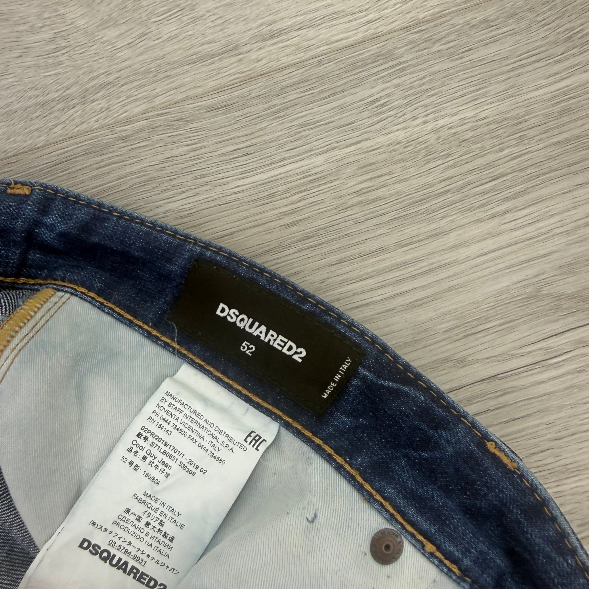 Dsquared2 Men’s Blue Distressed Cool Guy Jeans - 52 (Uk 34) - Morely TrendsDsquared2 Type here:)
