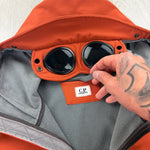 Cp Company Men’s Orange Zip Up Goggled Soft Shell Jacket - 52 - Morely TrendsCP Company Type here:)