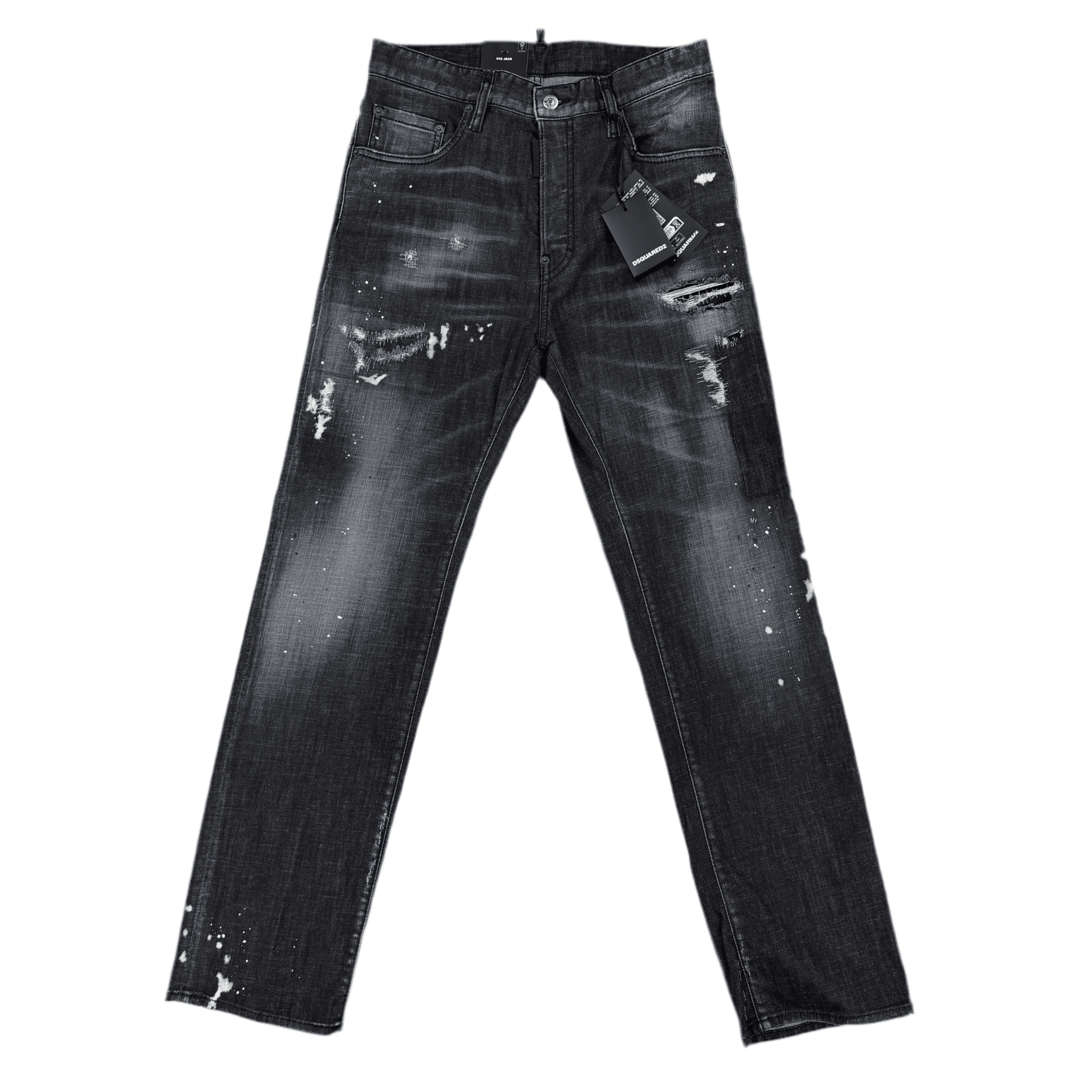 Dsquared2 Men’s Black Distressed Ripped Jeans - 46 (Uk 30/32) - Morely TrendsDsquared2 Type here:)