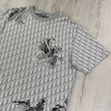 Dior Men’s Grey Oblique Daniel Arsham T-shirt - Morely TrendsDior Type here:)