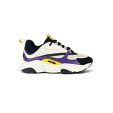 Dior B22 Men’s Purple Yellow White Runners - 42 (Fit Uk 7.5)