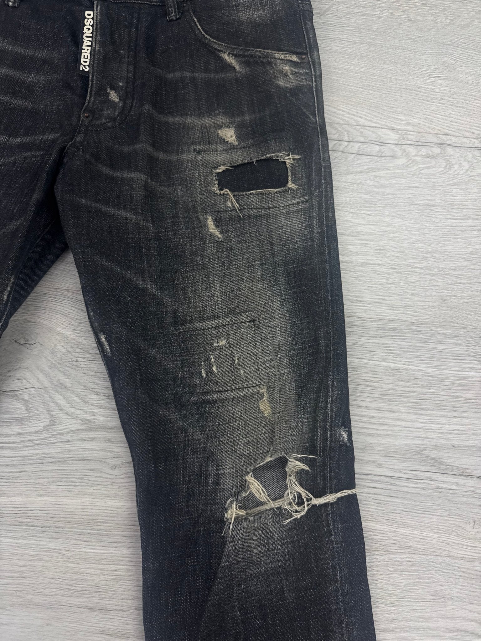 Dsquared2 Men’s Black Distressed Skater Jeans - 46 (Uk 30) - Morely TrendsDsquared2 Type here:)