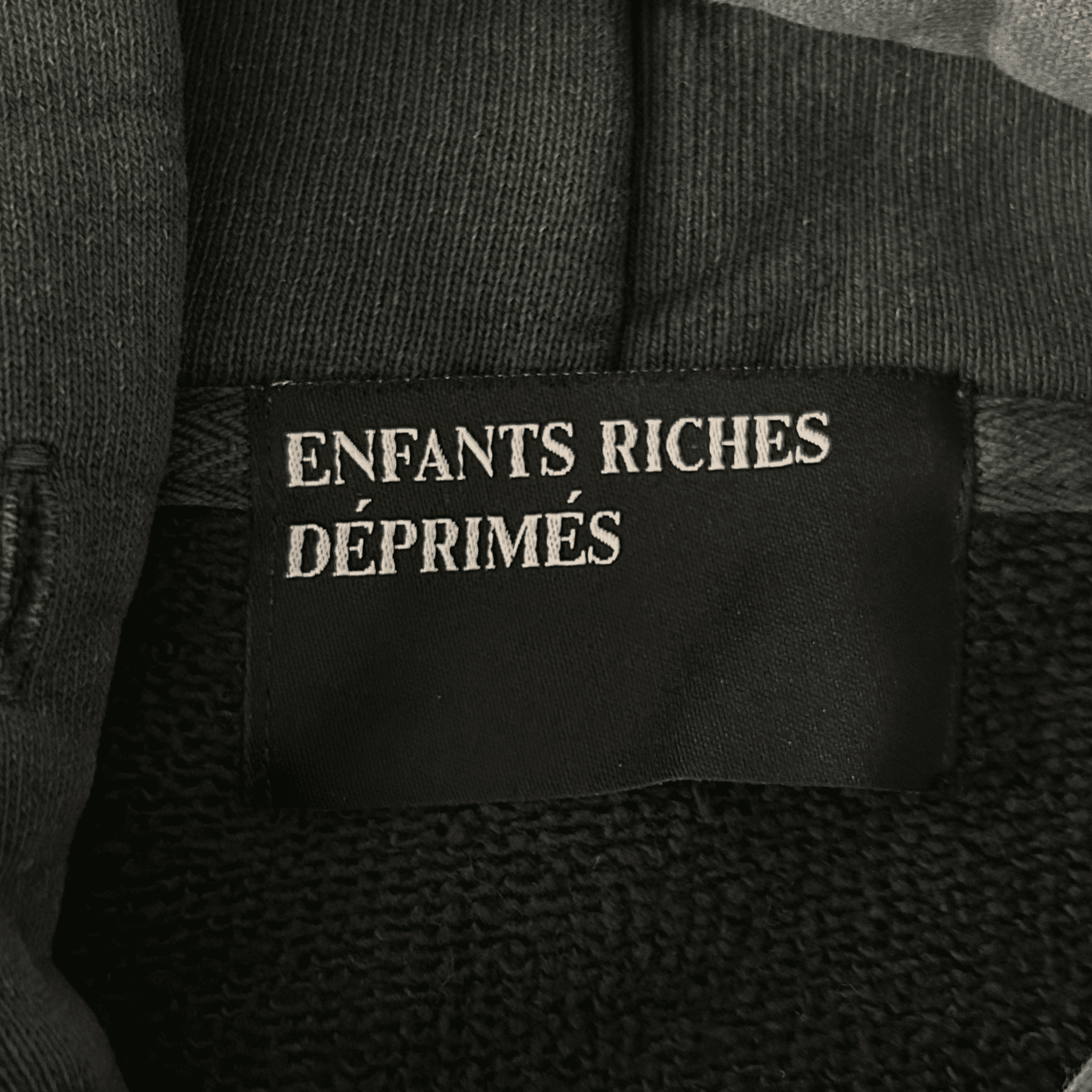 Enfants Riches Deprimes Faded Black & White My Role In the War Hoodie - Morely TrendsEnfants Riches Deprimes Type here:)