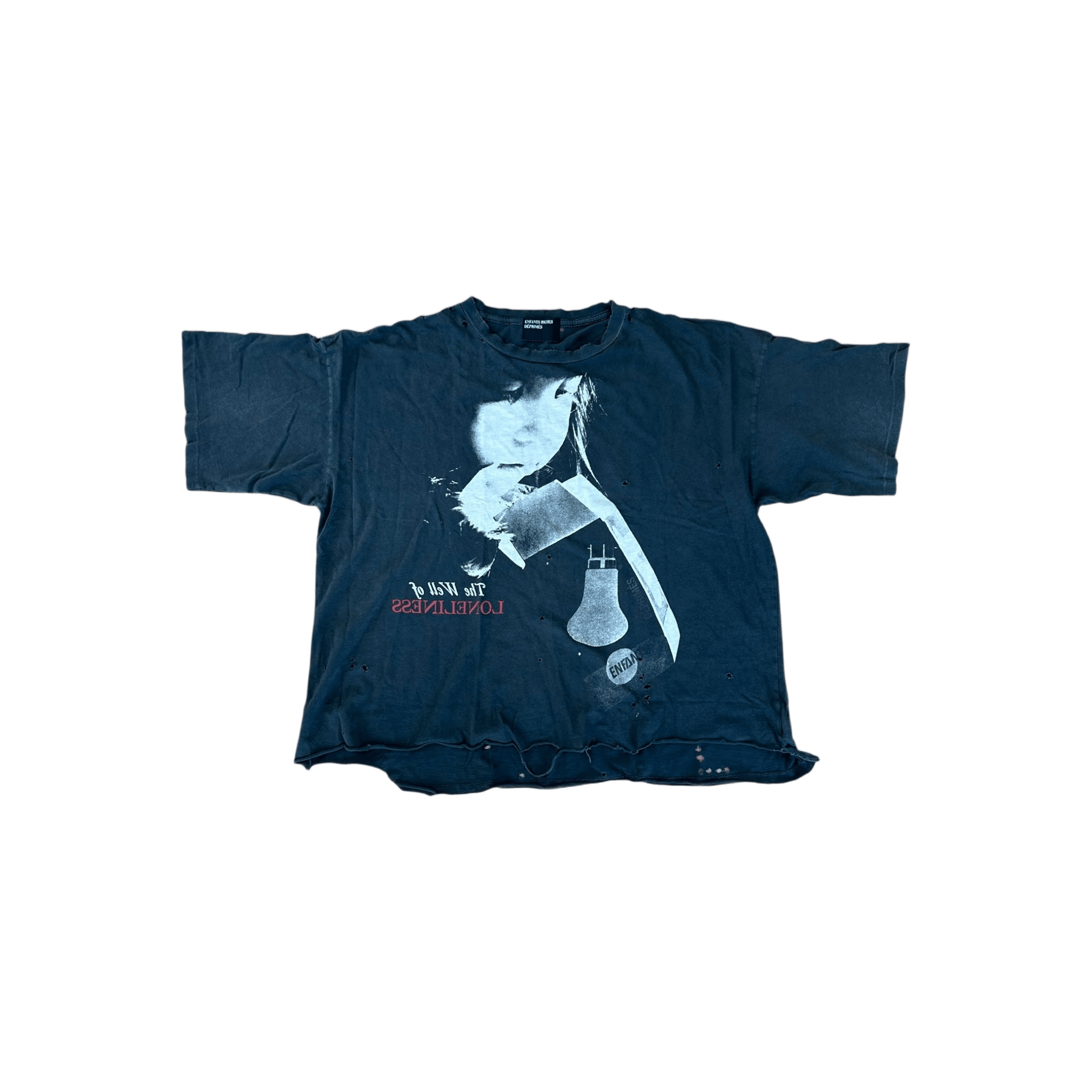 Enfants Riches Deprimes Faded Black & White The Well Of Loneliness Graphic T-Shirt - Morely TrendsEnfants Riches Deprimes Type here:)