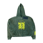 Enfants Riches Deprimes Green & Yellow Two Wars Within One Patchwork Thermal Zip Up Hoodie (Copy) - Morely TrendsEnfants Riches Deprimes Type here:)