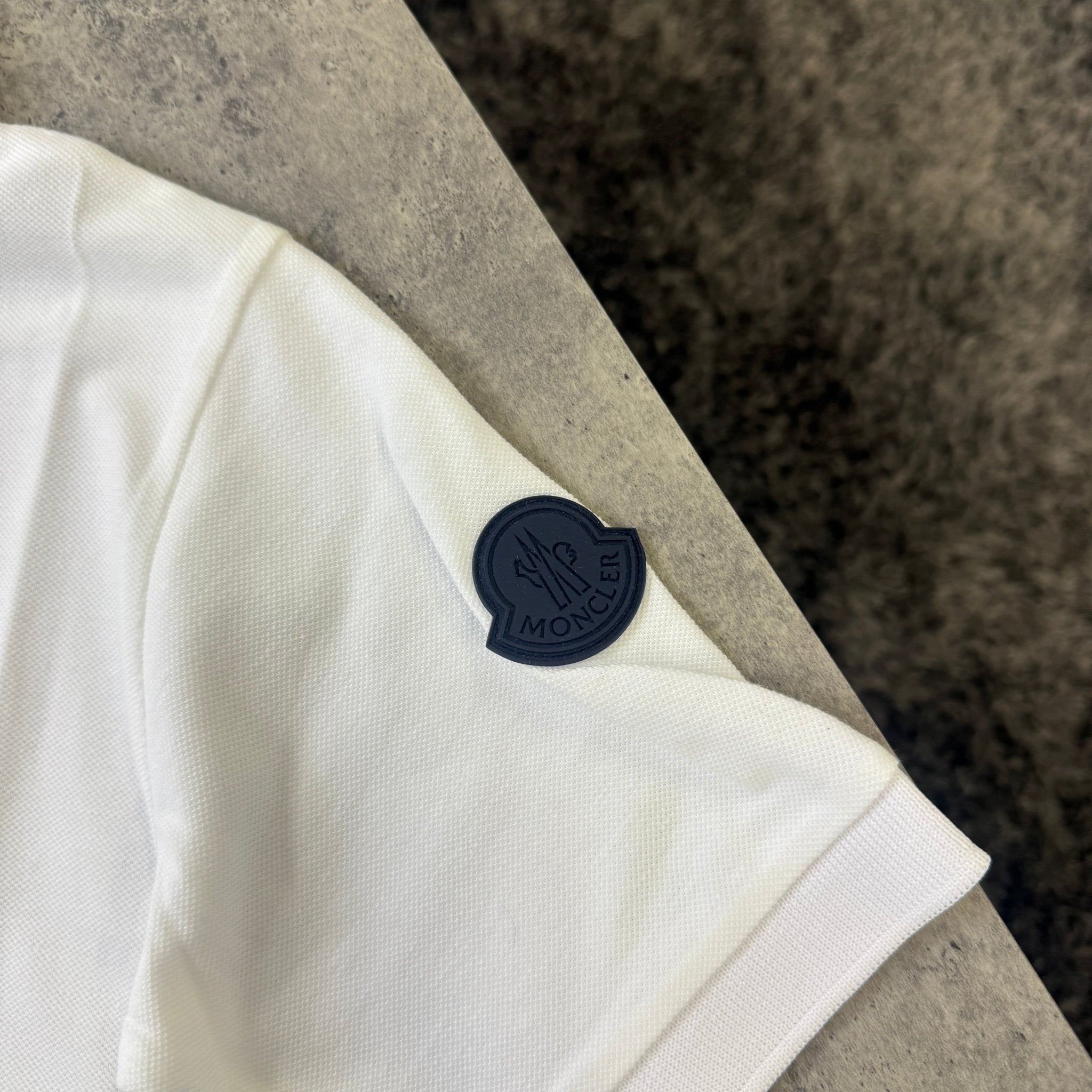 Moncler Boys White Polo Shirt - Morely TrendsMoncler Type here:)