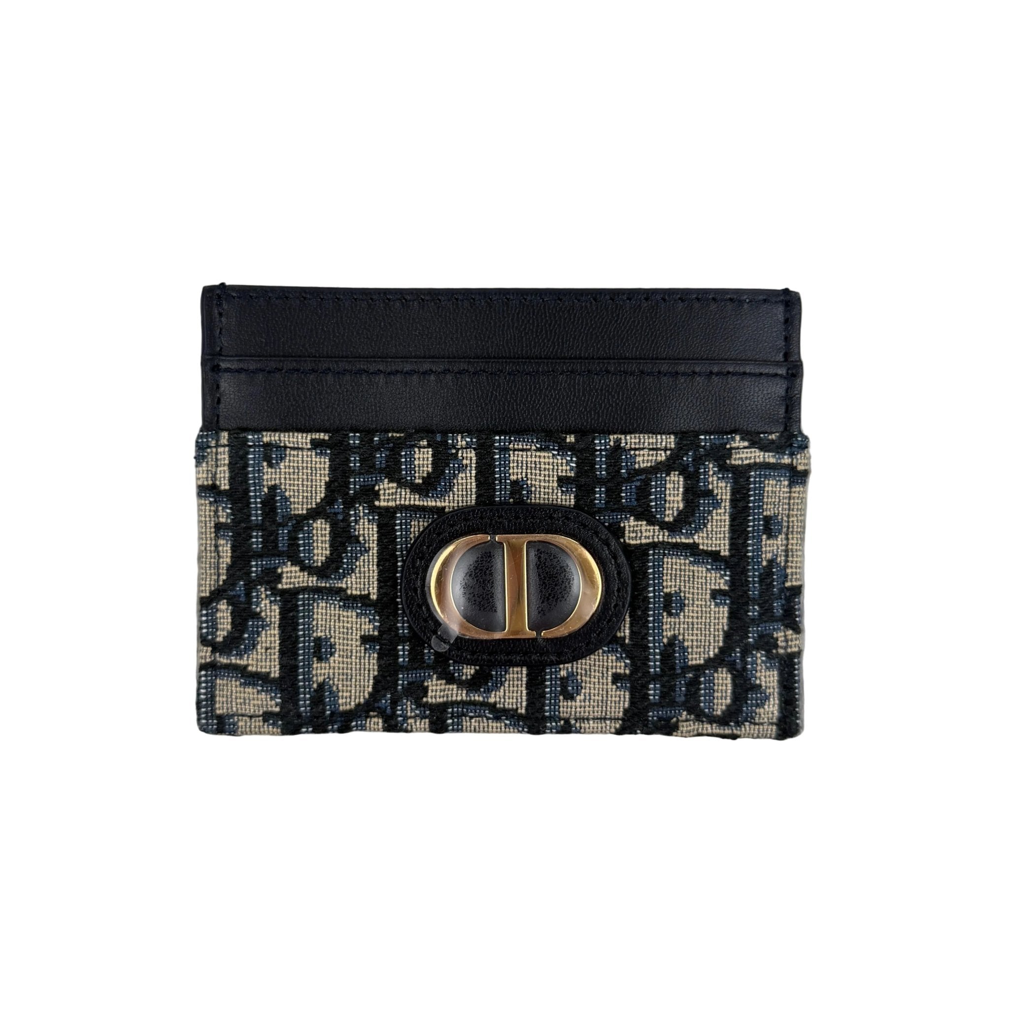 Dior Jacquard Oblique Card Holder Gold CD - Morely TrendsDior Type here:)