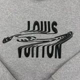 Louis Vuitton Men’s Grey Crewneck Embroidered Jumper - Medium - Morely TrendsLouis Vuitton Type here:)