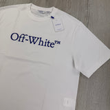 Off White Men’s White T-shirt - Large Oversized