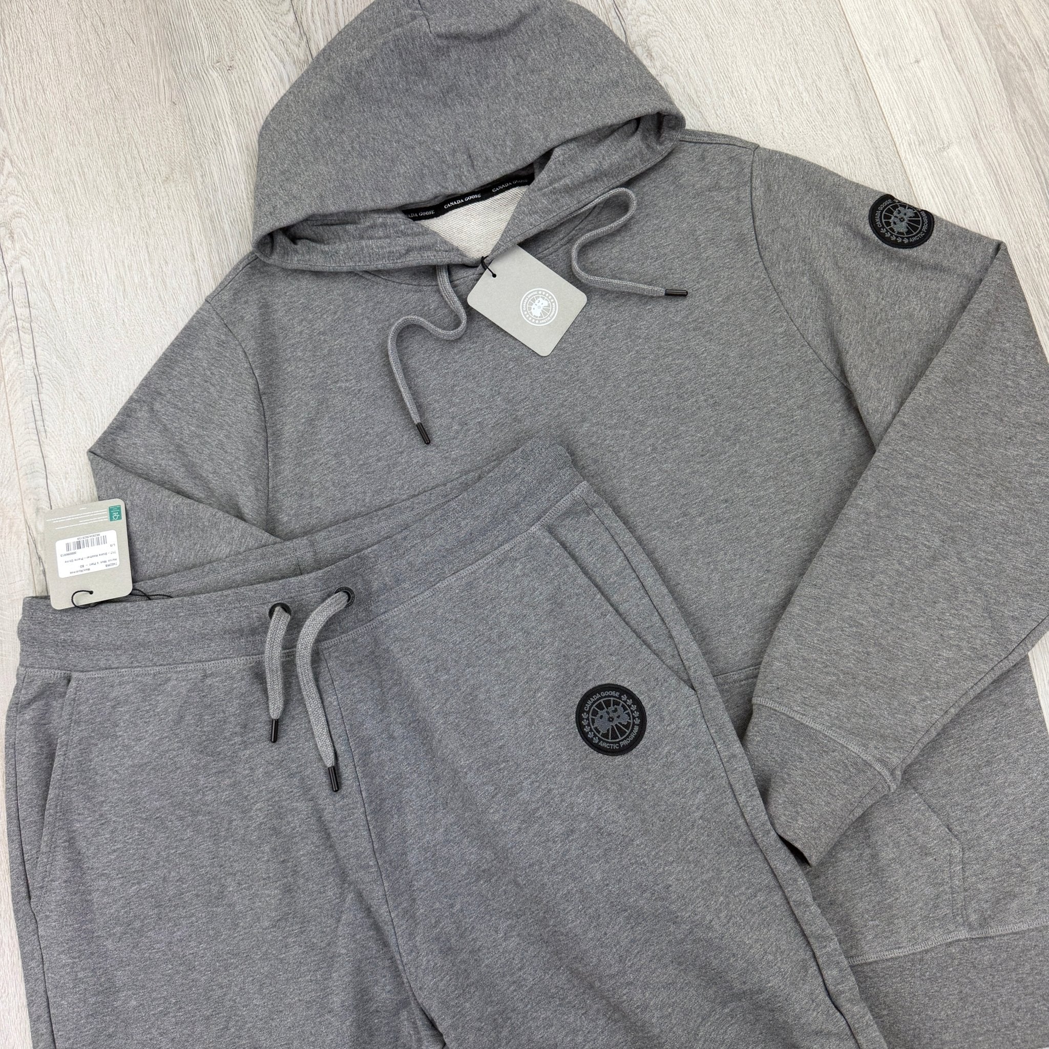 Canada Goose Men’s Grey Full Tracksuit Black Badge Edition - Large - Morely TrendsCanada goose Type here:)