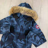 Canada Goose Abstract Blue Parka
 Wyndham Jacket - XS