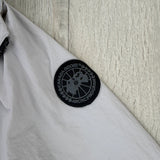 Canada Goose Men’s Light Grey Black Badge Windbreaker Jacket - XL - Morely TrendsCanada goose Type here:)