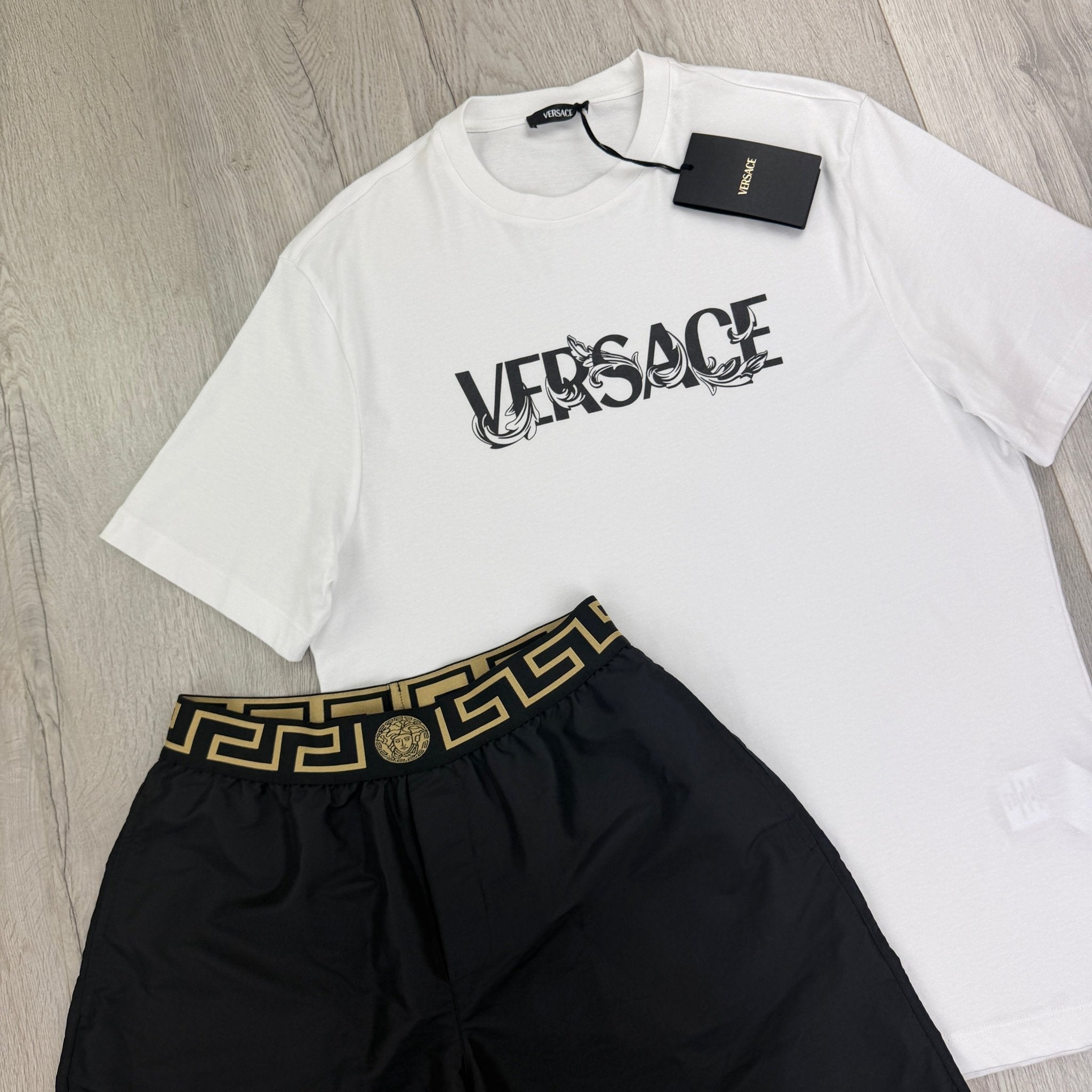 Versace Men’s T-shirt & Swim shorts set - Morely TrendsVersace Type here:)