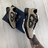Dior B30 Men’s Beige / Black Trainers - 42 (Uk 8)