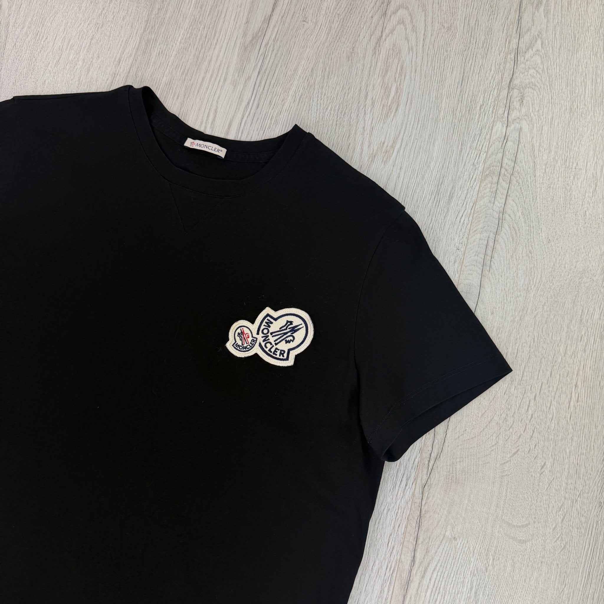 Moncler Men’s Double Logo Black T-shirt - Morely TrendsMoncler Type here:)