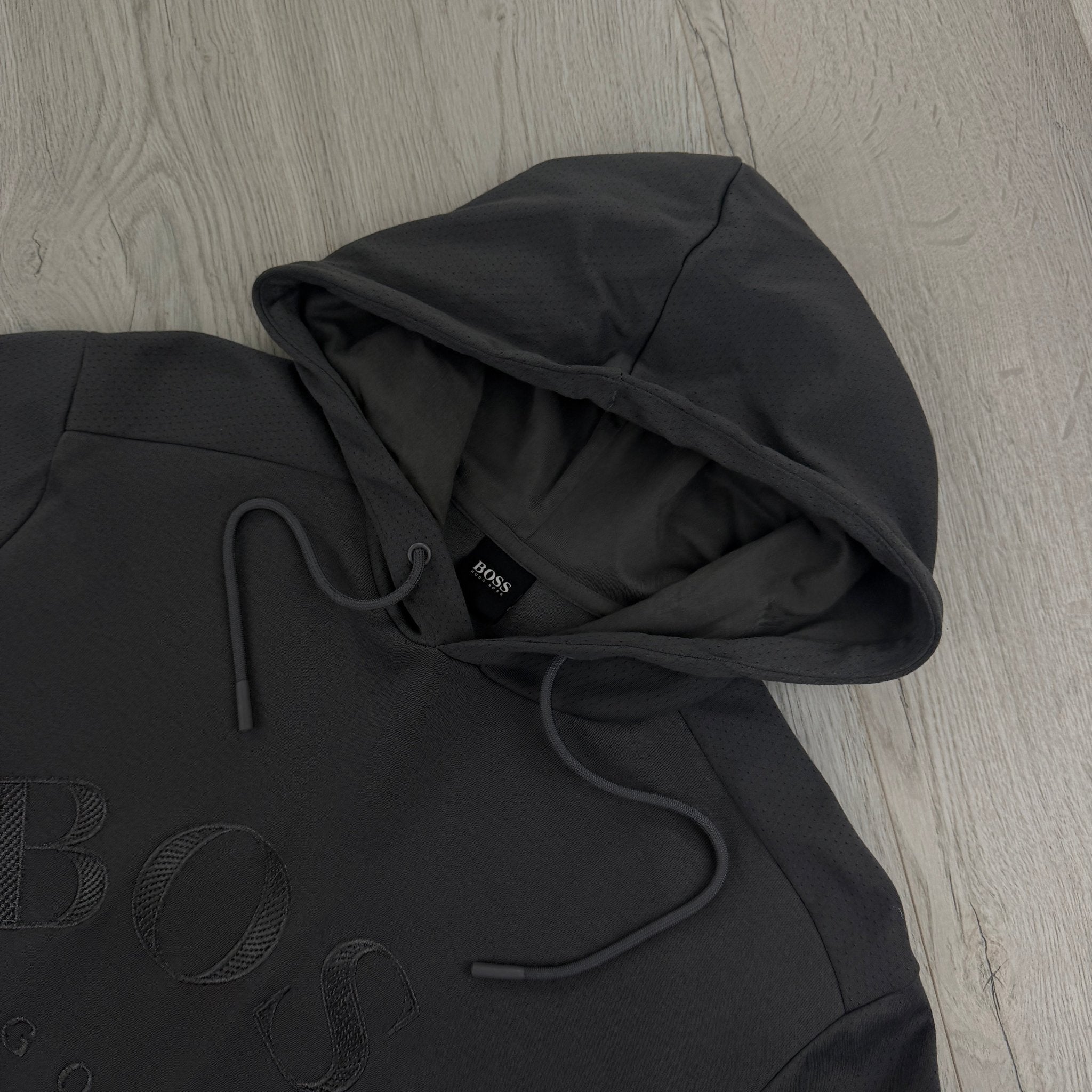 Hugo Boss Men’s Grey Hoodie - Medium - Morely TrendsHugo Boss Type here:)