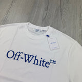 Off White Men’s White T-shirt - Large Oversized