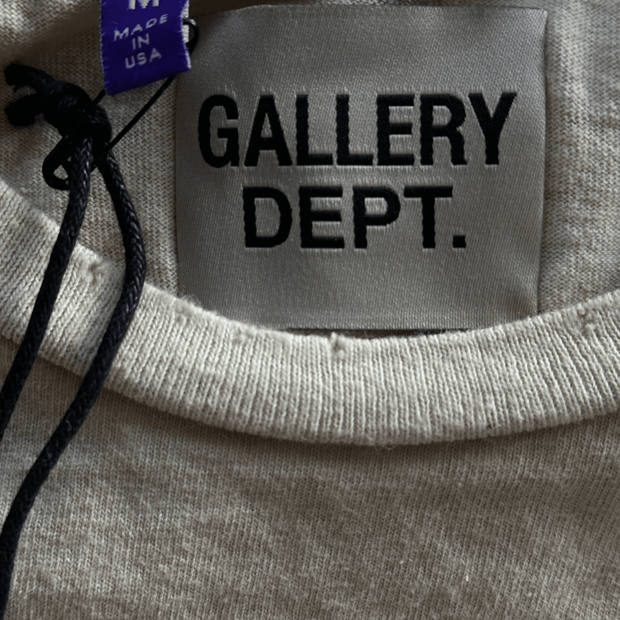 Gallery Dept Antique White & Black Sleep Apnea Logo T-Shirt - Morely TrendsGallery Dept Type here:)