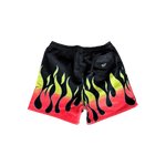 Gallery Dept Black & Multicolor Flame Graphic Zuma Shorts - Morely TrendsGallery Dept Type here:)