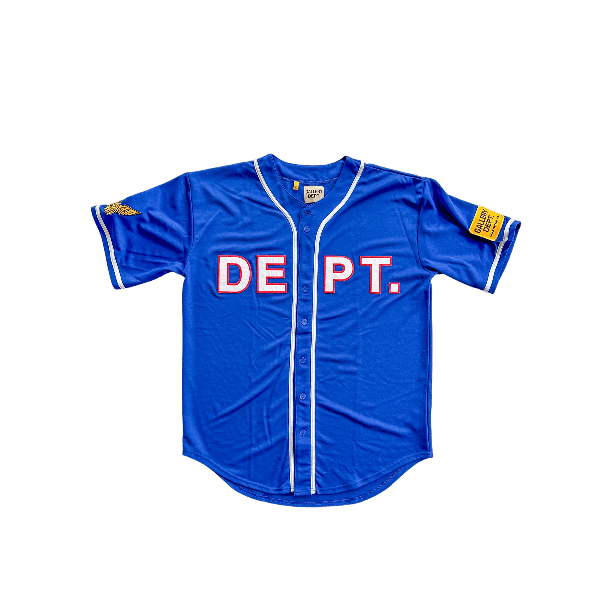 Gallery Dept Blue Echo Park Baseball Jersey - Morely TrendsGallery Dept Type here:)