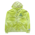 Gallery Dept Lime Green Sun Faded French Logo Zip Up Hoodie - Morely TrendsGallery Dept Type here:)