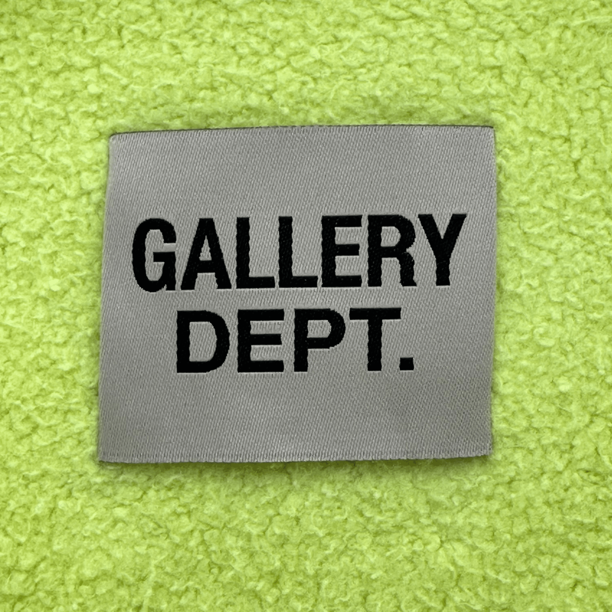 Gallery Dept Lime Green Sun Faded French Logo Zip Up Hoodie - Morely TrendsGallery Dept Type here:)