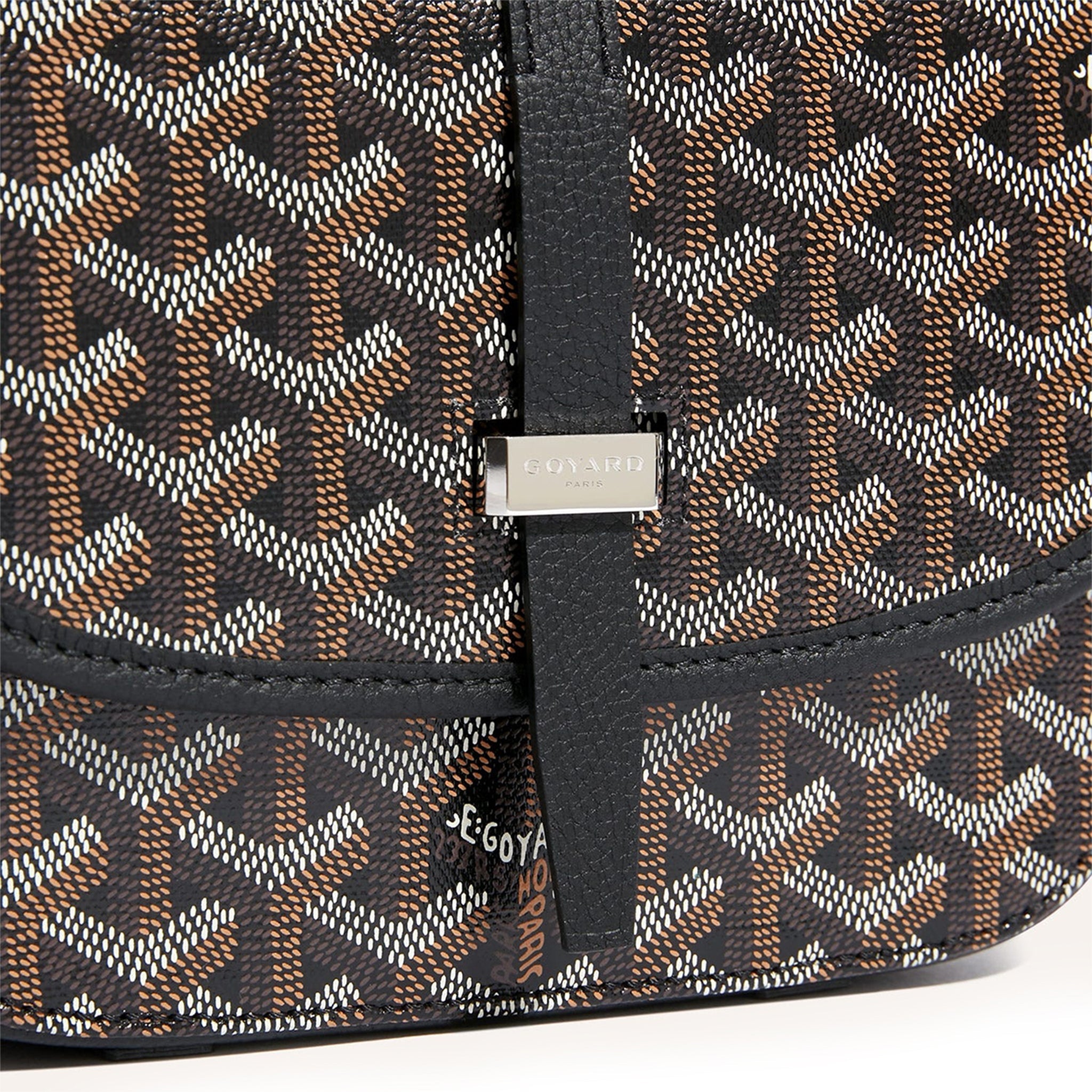 Image of Goyard Goyardine Belvedere II Black PM Messenger Bag