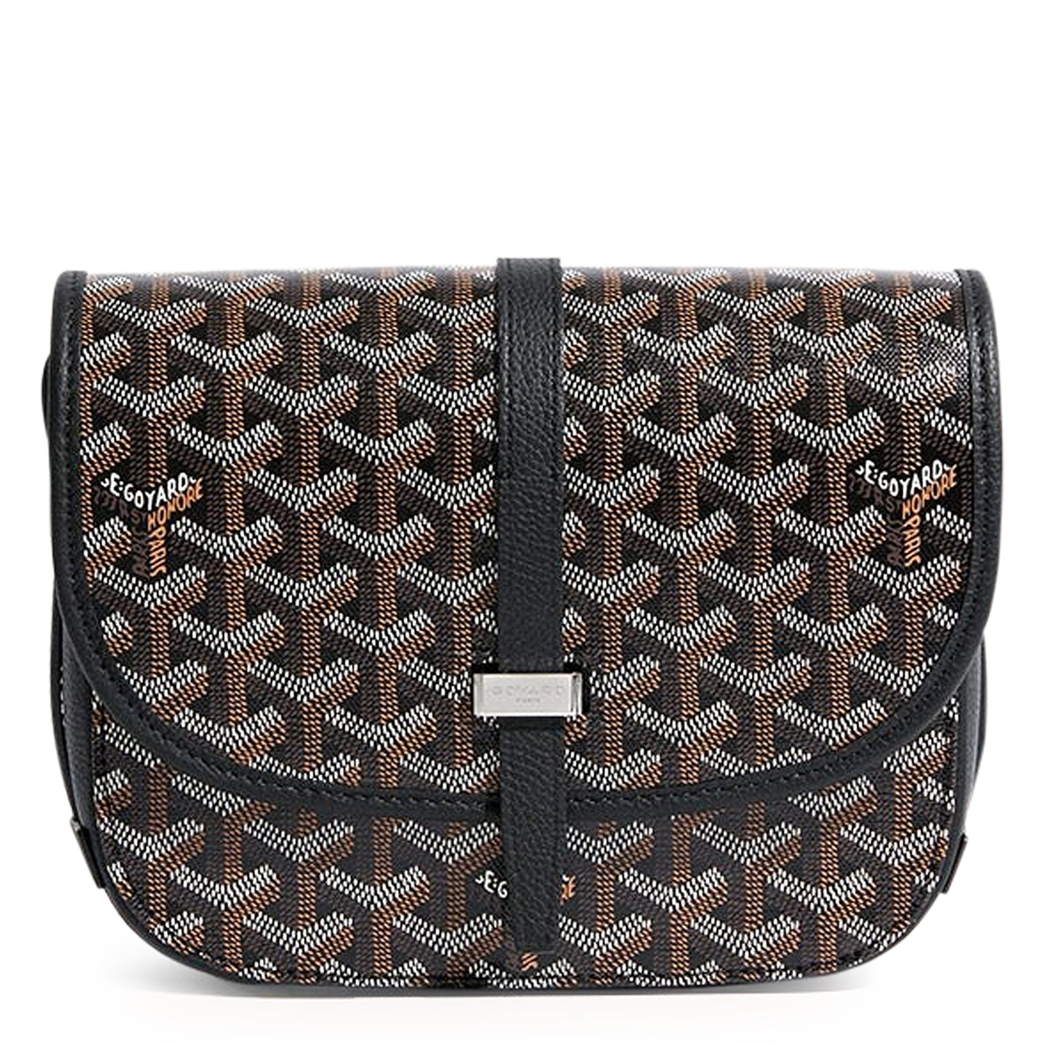 Image of Goyard Goyardine Belvedere II Black PM Messenger Bag