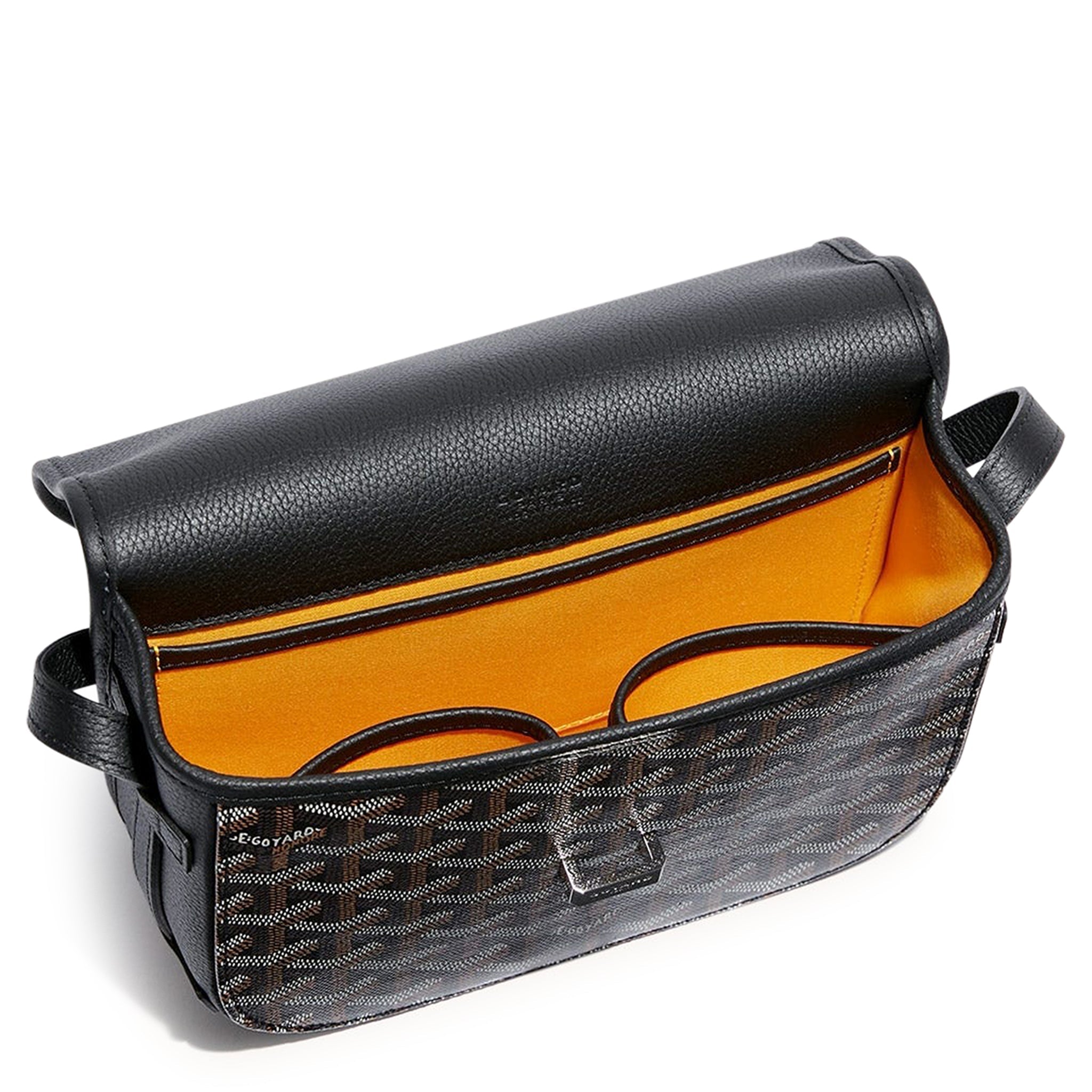 Image of Goyard Goyardine Belvedere II Black PM Messenger Bag